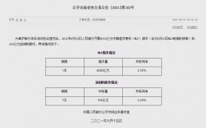 9月15日的6000亿元MLF到期将形成抽水效应